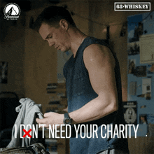 I Dont Need Your Charity Sam Keeley GIF
