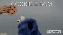 Cookie Monster Cookie GIF - Cookie Monster Cookie Bom GIFs