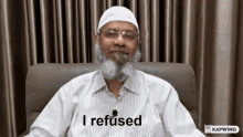 I Refused Zakir Naik Zakir GIF - I Refused Zakir Naik Zakir Naik GIFs
