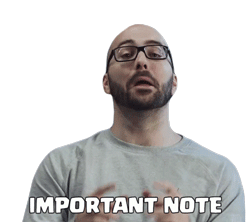 Important Note Seth Royale Sticker - Important Note Seth Royale Important Stickers