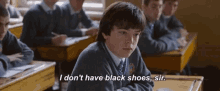 Sing Street Cosmo GIF - Sing Street Cosmo I Dont Have Black Shoes GIFs