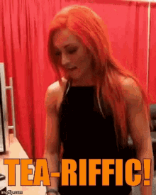 Becky Lynch Wwe GIF - Becky Lynch Wwe Tea GIFs