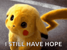 Detective Pikachu Anime GIF - Detective Pikachu Anime I Still Have Hope GIFs