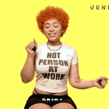 Ice Spice Princess Diana GIF - Ice Spice Princess Diana Hot Person At Work GIFs