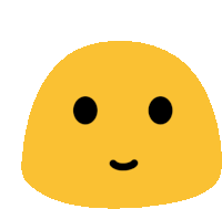 Blushing Emoji Sticker - Long Livethe Blob Smiling Blinking Stickers