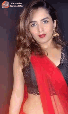 Rathodraj Red Saree GIF - Rathodraj Red Saree Trisha GIFs