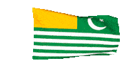 Kashmir Flag Sticker - Kashmir Flag Stickers