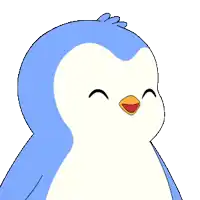 a cartoon penguin with a dollar sign on its chest