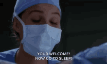 Jo Wilson Go To Sleep GIF - Jo Wilson Go To Sleep Greys Anatomy GIFs