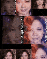a collage of pictures of a woman with the name nsb capt navalis8 on the bottom