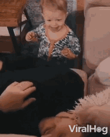 Playing With Daddy Using Powers GIF - Playing With Daddy Using Powers Having Fun GIFs