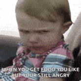 Baby Angry GIF - Baby Angry Eating GIFs
