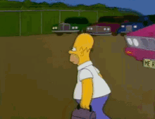 Homer Simpson The Simpsons GIF - Homer Simpson The Simpsons Staffcarpark GIFs
