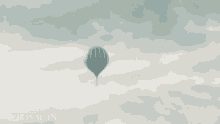 Hot Air Balloon Flying GIF