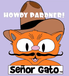 Howdy Howdy Pardner GIF - Howdy Howdy Pardner Winking Cat GIFs