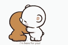 Milk And Mocha Im Here For You GIF - Milk And Mocha Im Here For You Comfort GIFs