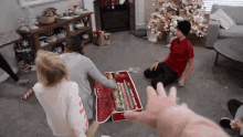 Bringing The Presents This Is How We Bingham GIF - Bringing The Presents This Is How We Bingham Look At All The Presents GIFs