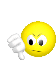 Thumbs Down Emoji Sticker