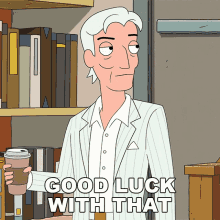 Good Luck With That Dr Morocco GIF - Good Luck With That Dr Morocco The Harper House GIFs
