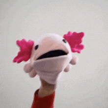 Axolotl Puppet GIF - Axolotl Puppet Reaction GIFs