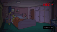 Simpsons Paranormal Activity GIF