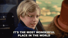 Its The Most Wonderful Place In The World Willy Wonka And The Chocolate Factory GIF - Its The Most Wonderful Place In The World Willy Wonka And The Chocolate Factory Most Beautiful Place GIFs