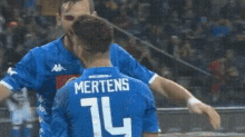 Fabian Ruiz Dries Mertens Abbraccio Abbracciarsi Abbracciando Ssc Napoli GIF - Forza Napoli Sempre Mertens Fabian Ruiz GIFs