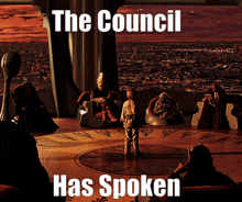 Anakin Star Wars GIF - Anakin Star Wars The Council GIFs