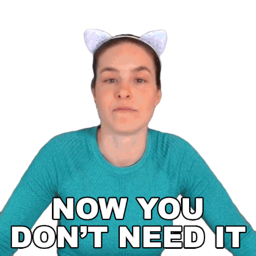 Now You Dont Need It Cristine Raquel Rotenberg Sticker - Now You Dont Need It Cristine Raquel Rotenberg Simply Nailogical Stickers