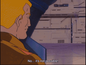 The Cobra troops teleport into the silo as Duke says 'No... it's not possible!'