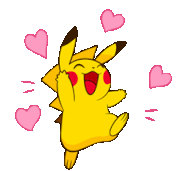 pikachu happy gif