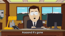 Aaand Its Gone GIF - South Park Its Gone Gone GIFs