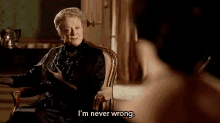 I'M Never Wrong GIF - Im Never Wrong Stubborn Maggie Smith GIFs