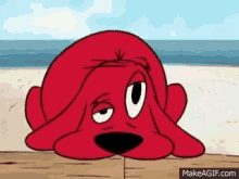 Winking GIF - Clifford The Big Red Dog The Big Red Dog Clifford GIFs