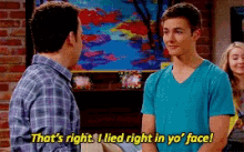 Gmw I Lied GIF - Gmw I Lied In Your Face GIFs