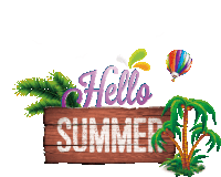 Summer Beach Sticker - Summer Beach Vacation Stickers