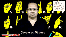 joyeuses paques lsf usm67 paquelsf deaf67 happy easter greetings sign language