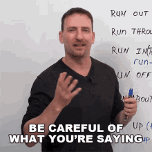 Be Careful Of What Youre Saying Adam GIF - Be Careful Of What Youre Saying Adam Engvid GIFs
