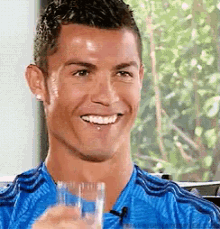 Ronaldo Joker Smile GIF - Ronaldo joker smile - Discover & Share GIFs
