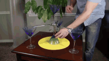 Need A Quick Trick To Impress Friends? Try A Levitating Glass. GIF - Diy Tricks GIFs