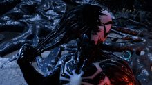 a video game character with venom coming out of it 's mouth