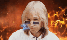 Tom Petty Flames GIF - Tom Petty Flames Funny GIFs