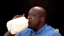 Gargle Milk Gargle GIF - Gargle Milk Gargle Shaguille Oneal GIFs