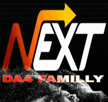 a logo for next da4 family is shown