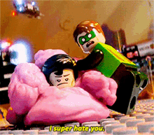 Lego The Movie Superman GIF - Lego The Movie Superman Green Lantern GIFs