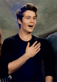 Dylan Obrien The Feels GIF - Dylan Obrien The Feels Touched GIFs