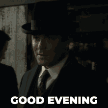 Good Evening William Murdoch GIF - Good Evening William Murdoch Murdoch Mysteries GIFs