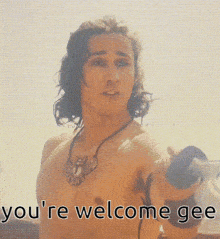 Gee Peter Gadiot GIF - Gee Peter Gadiot You'Re Welcome GIFs