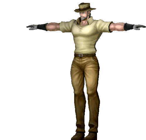 Jojo character T-poses menacingly with stand - Drawception