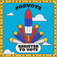 Register To Vote Go Vote GIF - Register To Vote Go Vote Voter Registration GIFs